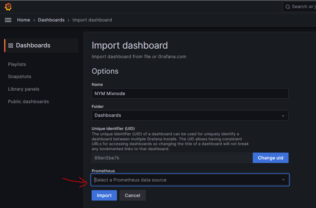 NYM Mixnode monitoring with Prometheus, Telegraf and Grafana